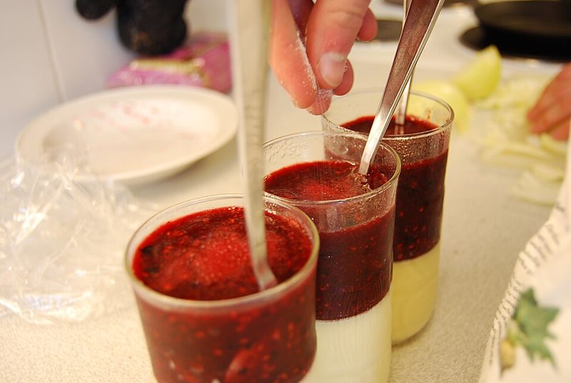 Panna Cotta ai Frutti di Bosco