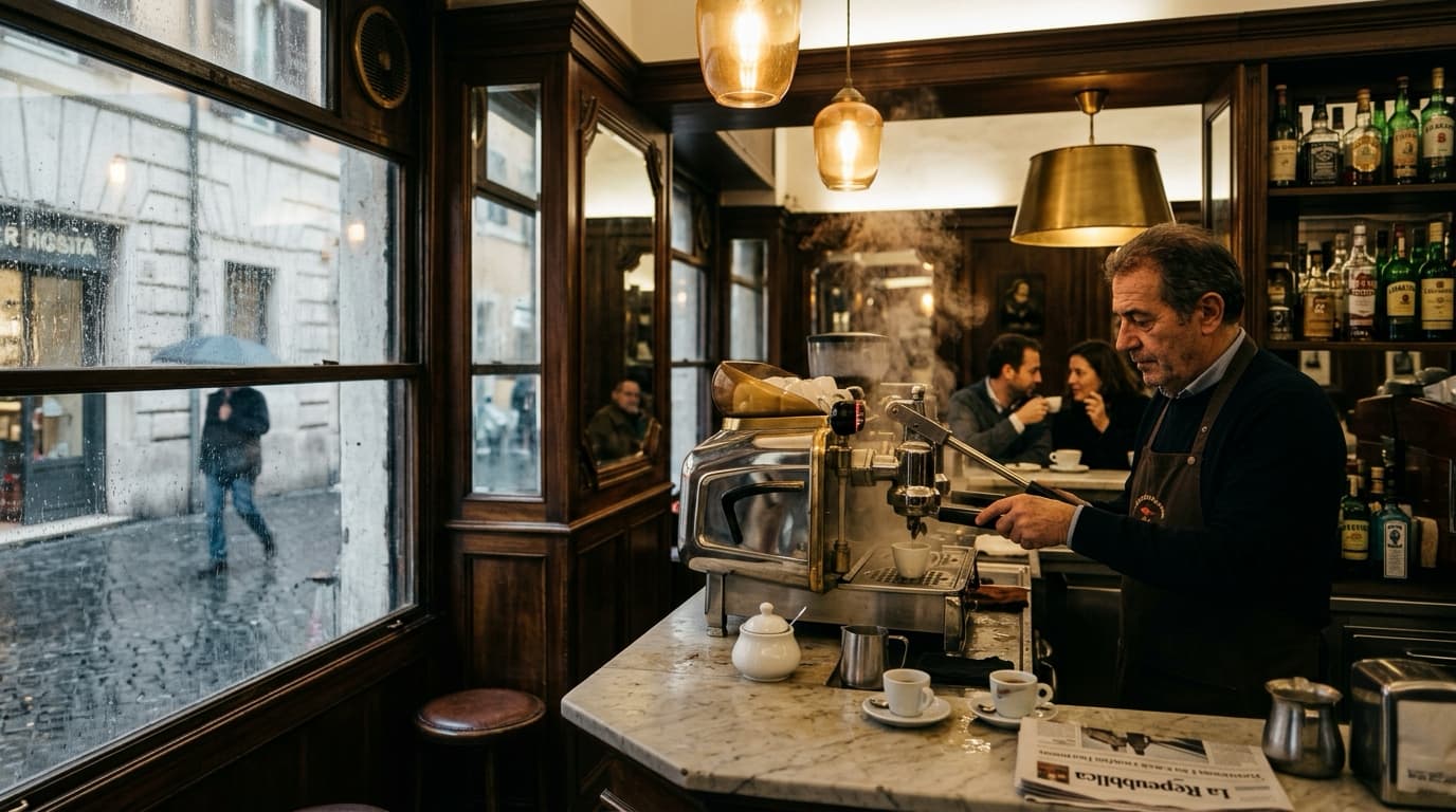 La sala di Sotto la pioggia